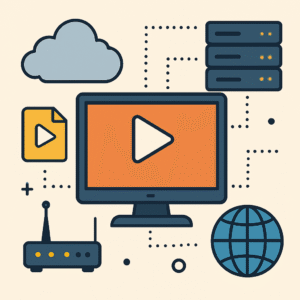 Imagen que representa un proceso de streaming